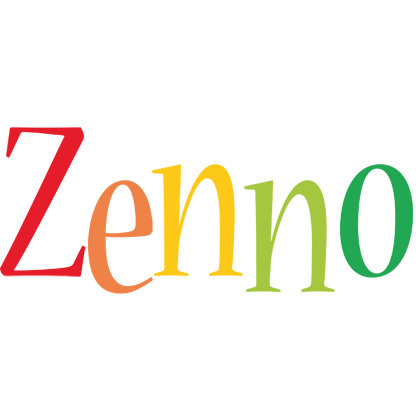 Zenno birthday logo