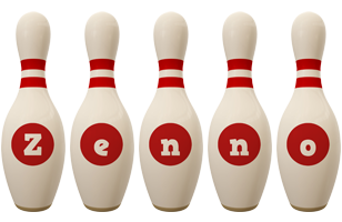 Zenno bowling-pin logo