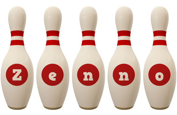Zenno bowling-pin logo