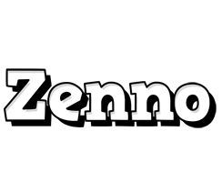 Zenno snowing logo