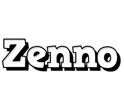 Zenno snowing logo