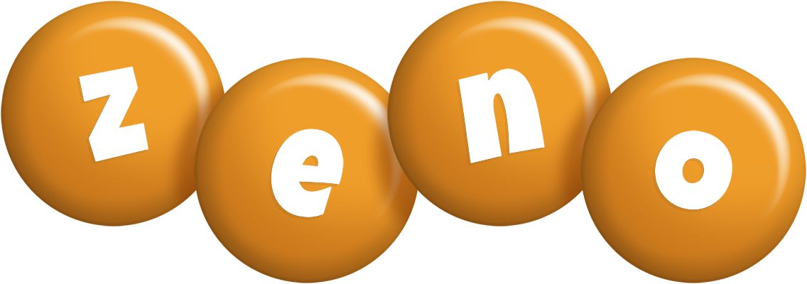 Zeno candy-orange logo