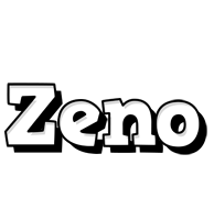 Zeno snowing logo