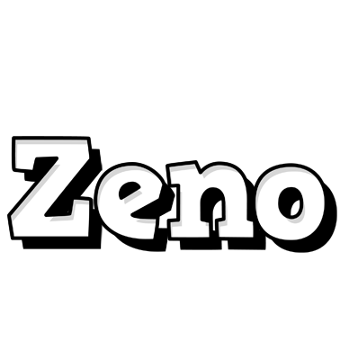 Zeno snowing logo