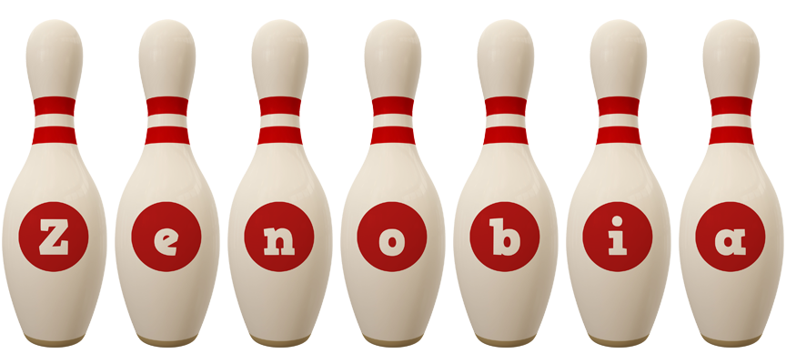 Zenobia bowling-pin logo