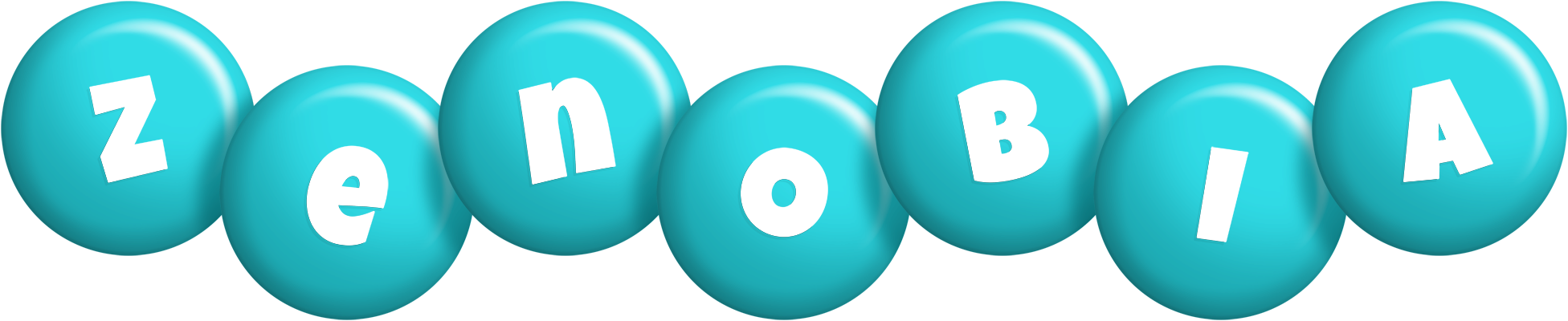 Zenobia candy-azur logo