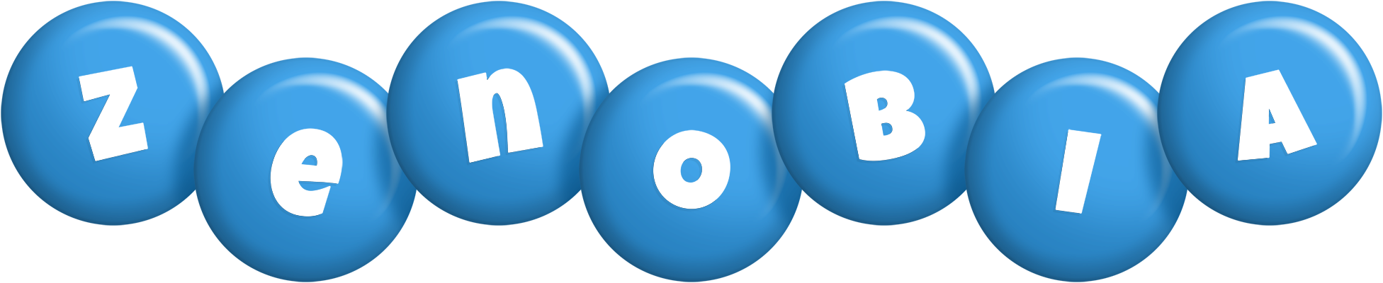 Zenobia candy-blue logo