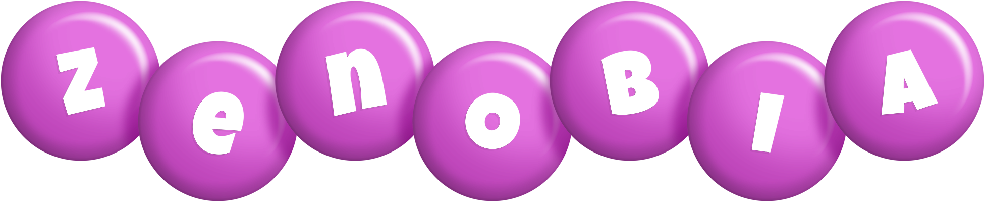Zenobia candy-purple logo