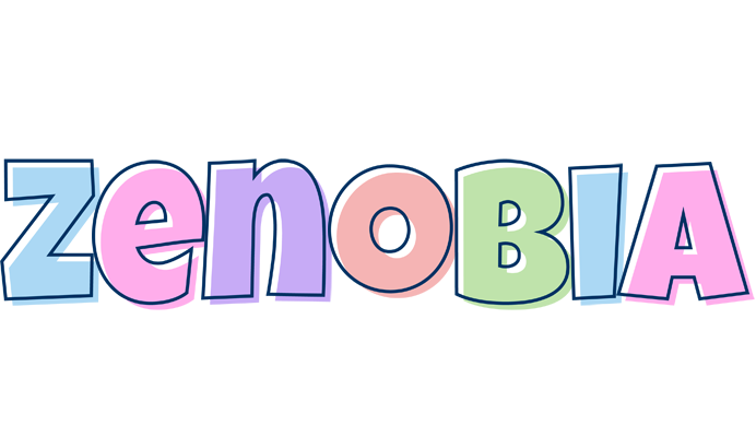 Zenobia pastel logo
