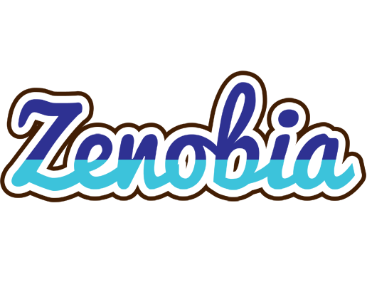 Zenobia raining logo