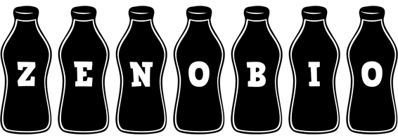 Zenobio bottle logo