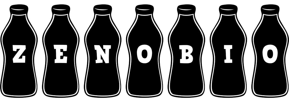 Zenobio bottle logo