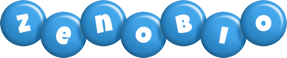 Zenobio candy-blue logo