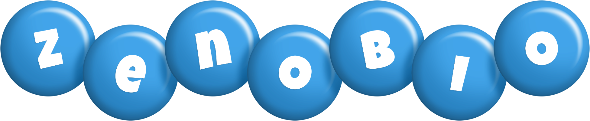 Zenobio candy-blue logo