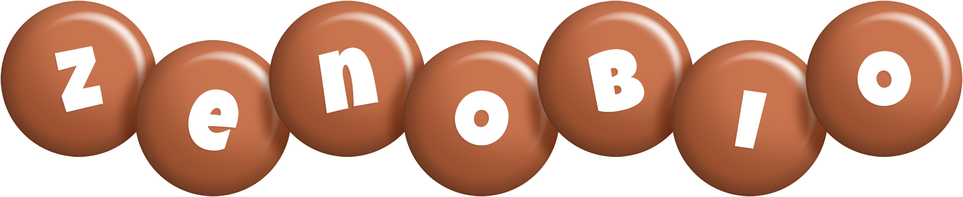 Zenobio candy-brown logo
