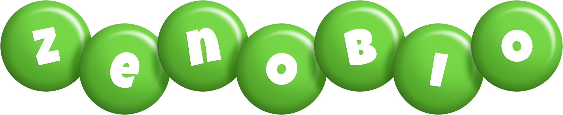 Zenobio candy-green logo