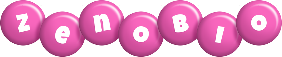 Zenobio candy-pink logo