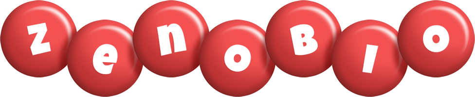 Zenobio candy-red logo