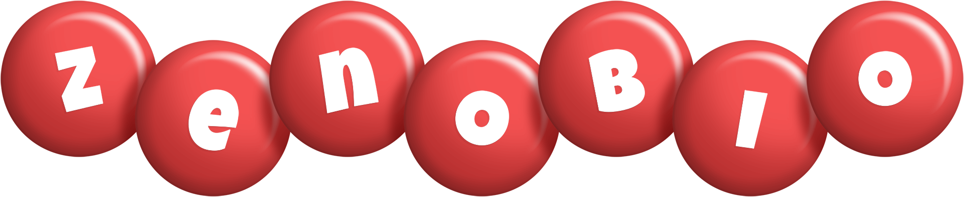 Zenobio candy-red logo