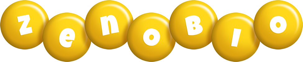 Zenobio candy-yellow logo