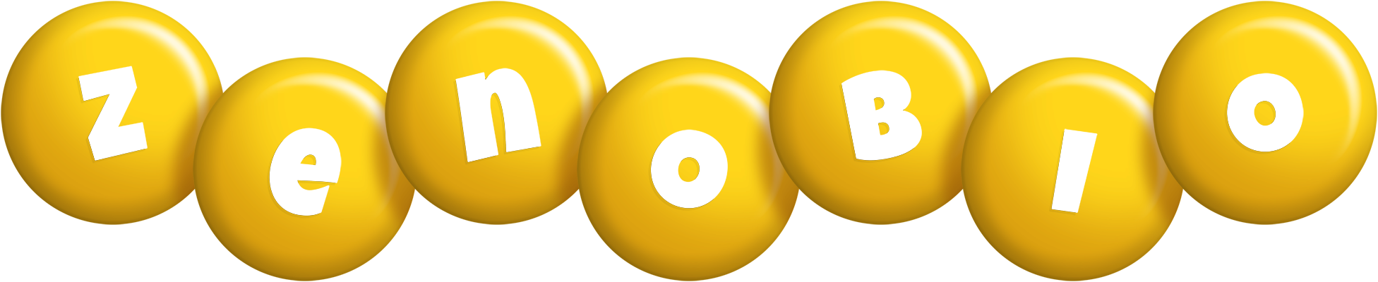 Zenobio candy-yellow logo