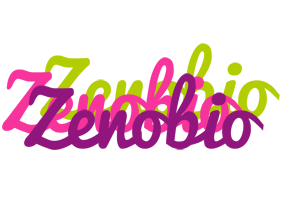 Zenobio flowers logo