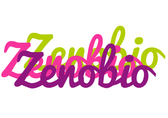 Zenobio flowers logo
