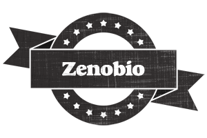 Zenobio grunge logo