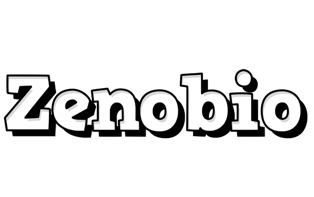 Zenobio snowing logo