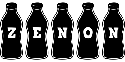 Zenon bottle logo