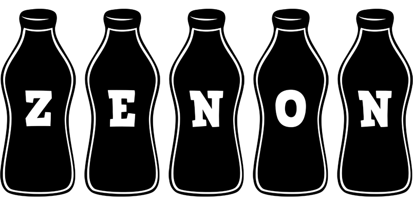 Zenon bottle logo