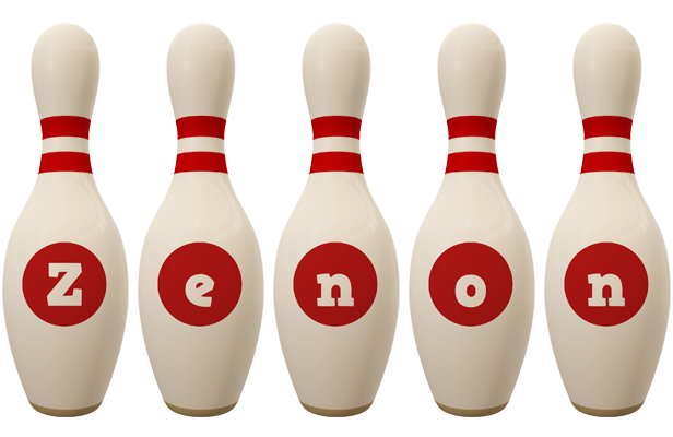 Zenon bowling-pin logo