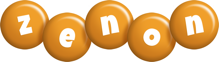 Zenon candy-orange logo