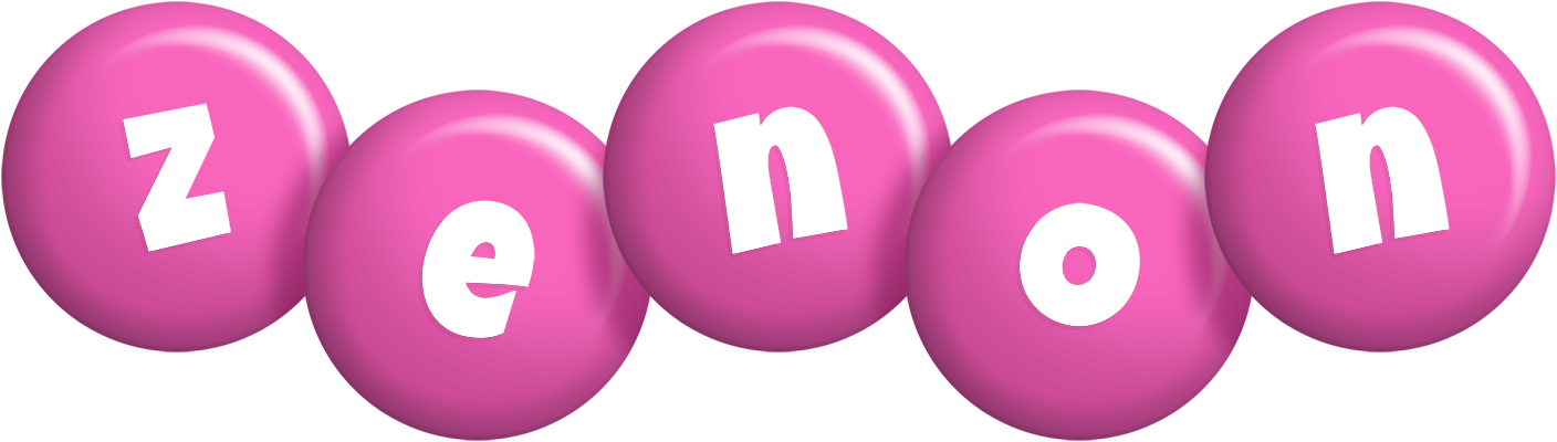 Zenon candy-pink logo