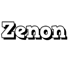 Zenon snowing logo