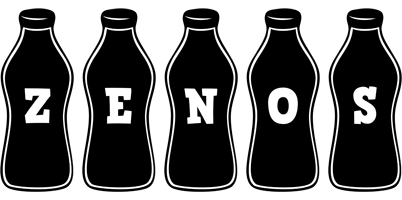 Zenos bottle logo