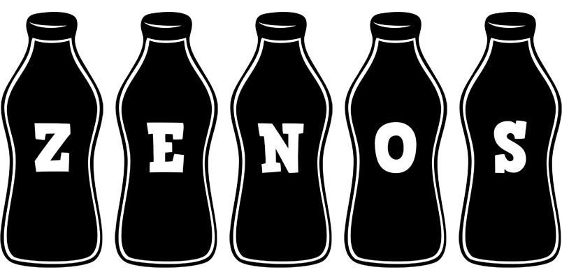 Zenos bottle logo