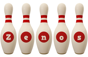Zenos bowling-pin logo