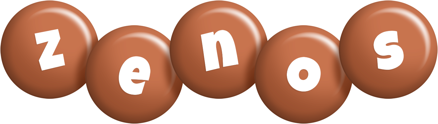 Zenos candy-brown logo