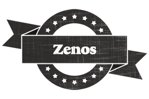 Zenos grunge logo