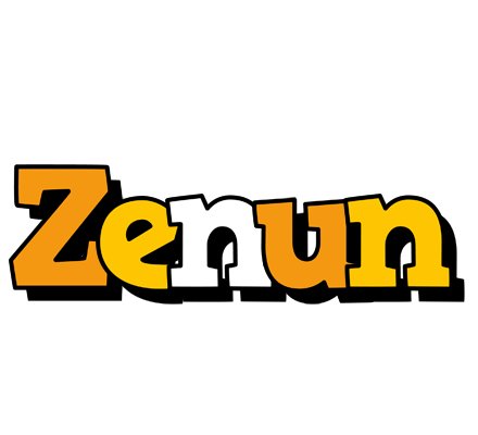 Zenun cartoon logo