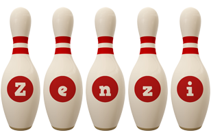 Zenzi bowling-pin logo