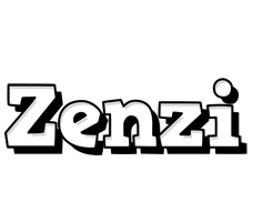 Zenzi snowing logo