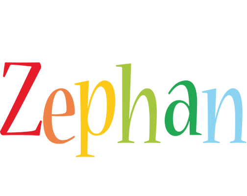 Zephan birthday logo