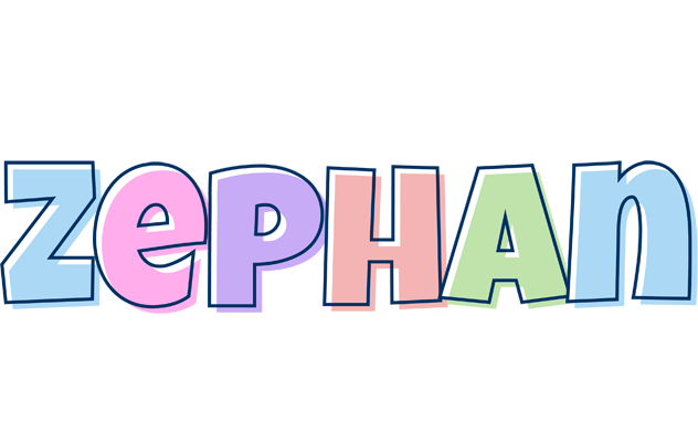 Zephan pastel logo