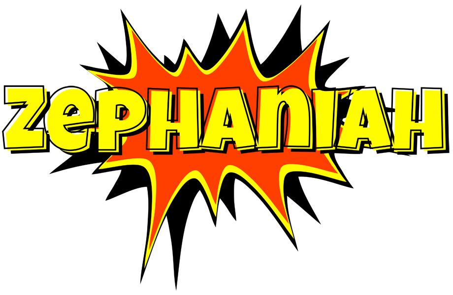 Zephaniah bazinga logo