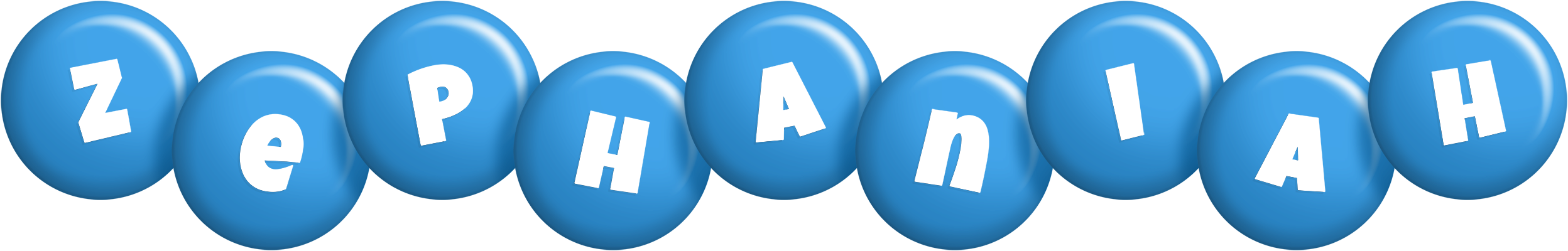 Zephaniah candy-blue logo