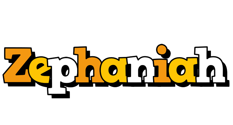 Zephaniah cartoon logo