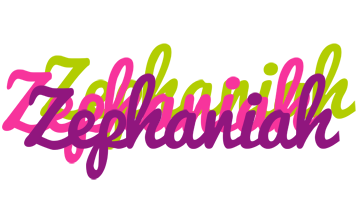 Zephaniah flowers logo