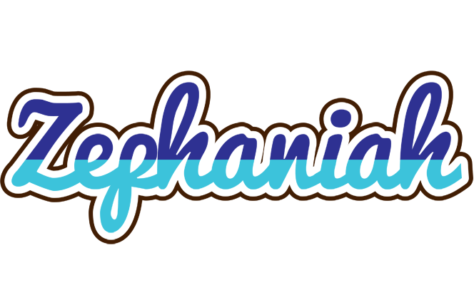 Zephaniah raining logo
